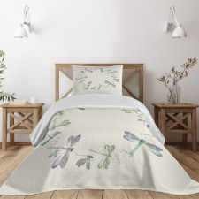 Forest Animals Circle Bedspread Set