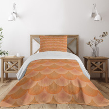 Optic Circles Graphic Bedspread Set