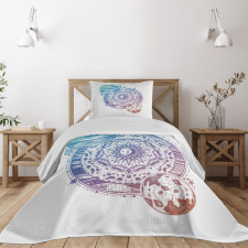 Moon and Planet Bedspread Set