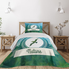 Low Poly Trees Bedspread Set