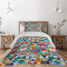 Chevron Triangles Bedspread Set