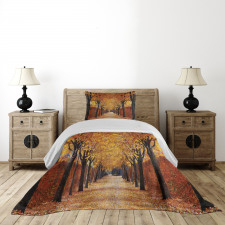 Pathway in the Woods Bedspread Set