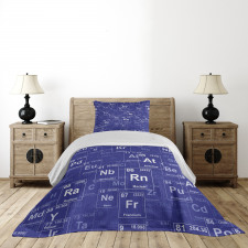 Chemistry Theme Bedspread Set