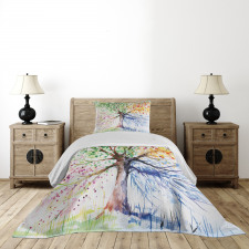 4 Seasons Colorful Bedspread Set