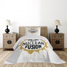 Cosmic Star Love Message Bedspread Set