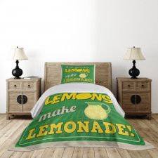 If Life Gives You Lemon Bedspread Set
