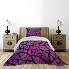 Graphic Stained Glass Bedspread Set