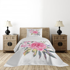 Romantic Roses Bouquet Bedspread Set