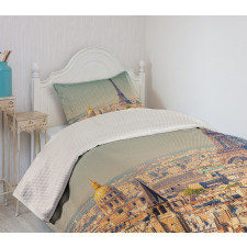 Cityscape of Paris Bedspread Set