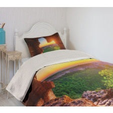 Canyon at Sunset Time Bedspread Set