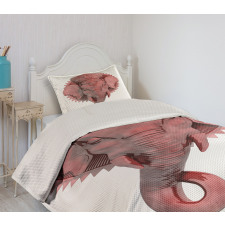 Asian Culture Symbol Bedspread Set