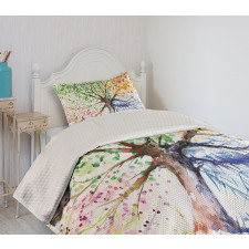 4 Seasons Colorful Bedspread Set