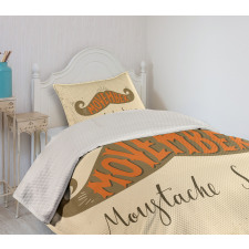 No Shave November Season Bedspread Set