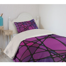 Amorphous Shapes Tile Bedspread Set