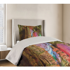 Geologic Cistern Rain Bedspread Set