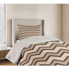 Classic Chevron Zigzags Bedspread Set