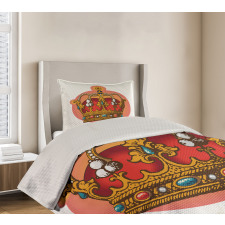 Baroque Crown Coronet Bedspread Set