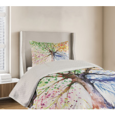 4 Seasons Colorful Bedspread Set