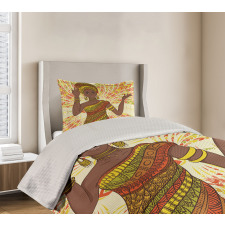 Dancing Woman Bedspread Set