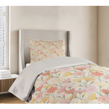 Romantic Vintage Floral Bedspread Set