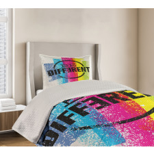 Be Different Motivational Bedspread Set