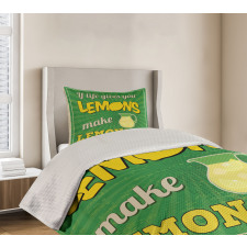 If Life Gives You Lemon Bedspread Set