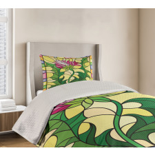 Stained Glass Style Bedspread Set