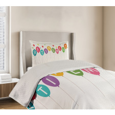 Balloons and Stars Bedspread Set