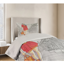 Modern Urban Street Fashion Bedspread Set