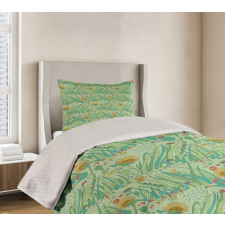 Agriculture Grass Ants Bedspread Set