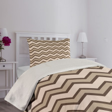 Classic Chevron Zigzags Bedspread Set