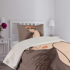 Girl with Mole Bedspread Set