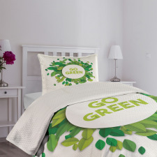 Go Green Eco Awareness Bedspread Set