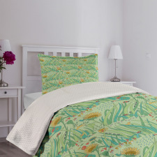 Agriculture Grass Ants Bedspread Set