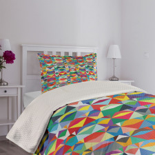 Chevron Triangles Bedspread Set