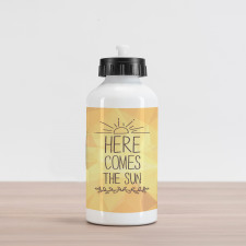 Lettering Mosaic Aluminum Water Bottle