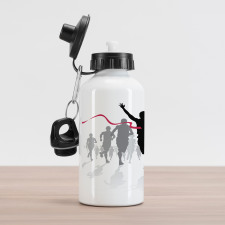 Athletes Competing Sportive Aluminum Water Bottle