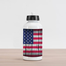 July Fourth Freedom Day Aluminum Water Bottle