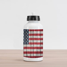 Fourth of July Independence Aluminum Water Bottle