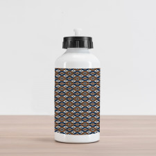 Geometrical Pattern Aluminum Water Bottle