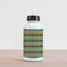 Tribal Art Pattern Aluminum Water Bottle