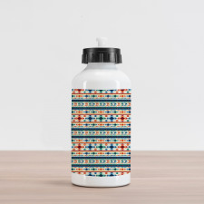 Aztec Geometry Primitive Aluminum Water Bottle