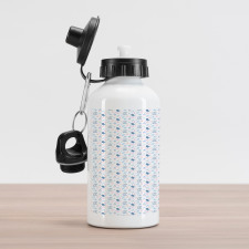 Wording Winter Aluminum Water Bottle