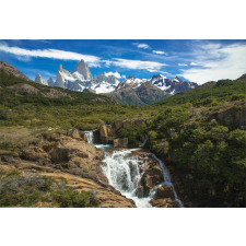 Mount Fitz Roy Aluminum Water Bottle