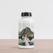 Scenic Marina Port Area Aluminum Water Bottle