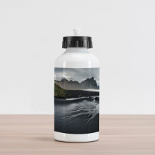 Black Sand Beach Iceland Aluminum Water Bottle