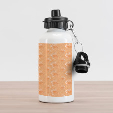 Elephant Feathers Aluminum Water Bottle