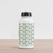 Nature Flitting Leaf Aluminum Water Bottle