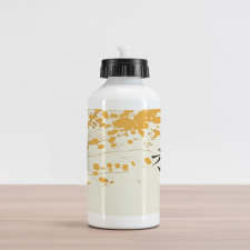 Hieroglyph Abstract Tree Aluminum Water Bottle