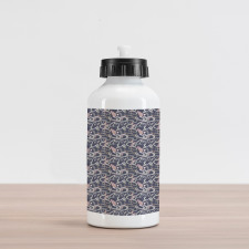 Pastel Snake and Branches Aluminum Water Bottle